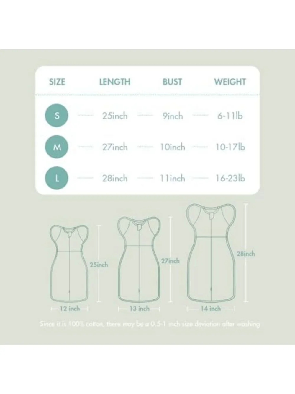 2-Pack Baby Swaddle Sleep Sack, Breathable Cotton for Arms Up (6-9M) - Cozy
